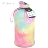 2.2l gallon large water sports gym bottle with custom logo BPA Free 100% LeakProof bottles half gallon with sleeves