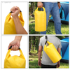Customize Logo PVC Tarpaulin Ocean Pack Waterproof Dry Swimming Bag With Strap Garment Bag