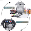 Large Baby Bag with Changing Pad Travel diaper bag backpack usb 