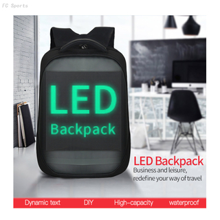Trend Newest Waterproof Phone WIFI Control Software Editing Smart Led backpack