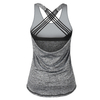 Yoga Tops Workouts Clothes Activewear Built in Bra Tank Tops for Women