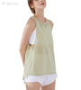 Lady Tank Top, Knotted design at back, dry fit, anti-bacterial, breathable,fashionable