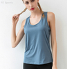Yoga wear quick-drying ladies sports running T-shirt tops sleeveless vest workout clothes