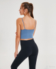 FC Sports Yoga Vest Women With Chest Pad Sexy Thin Belt Beauty Back Yoga Shirt Half Sling Wholesale