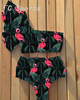 2019 New Sexy One Shoulder Bikinis Women Swimsuit Ruffle Swimwear High Waist Bathing Suits Beach Wear Biquini Female