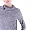 FC Sports Wear Yoga Long Shirt Pullover Hood Running Train Active Gym Wear For Women 