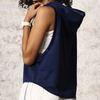 Sleeveless Breathable Smock Hooded Mesh Quick-drying Vest Outdoor Sports Fitness Yoga Clothing