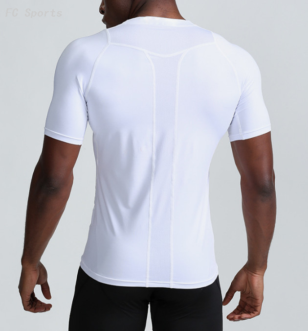 Sports top tight-fitting wicking breathable fitness suit Running training short-sleeved t-shirt